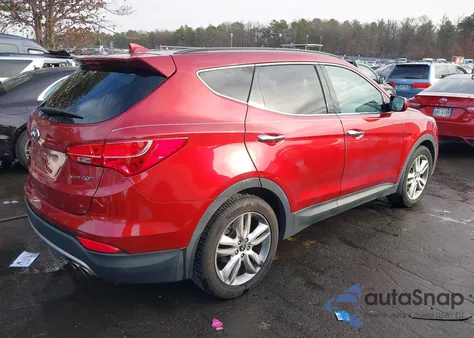 2013 Hyundai Santa Fe Sport 2.0T from USA, damaged, VIN 5XYZU3LA8DG117326